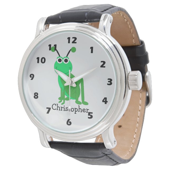 Gräshoppsdesign Armbandsur (Vinklad)