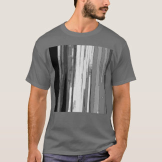 Gråskala Abstrakt Svart & Vitt Konst  T Shirt
