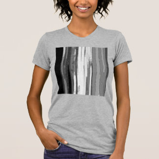 Gråskala Abstrakt Svart & Vitt Konst  T Shirt