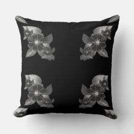 Gråskala, Blommigt Kudde