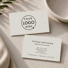 Gråskala, Logotyp | Modern Professionell med minim Visitkort