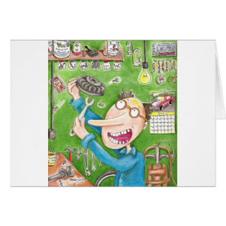 Gräsklippareknipa Hälsningskort