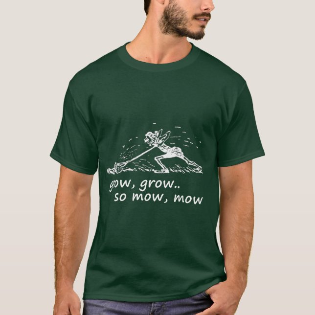 Gräsklippareman T-shirt (Framsida)