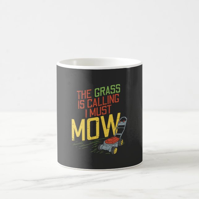 Gräsklippning - Gräset kallar Kaffemugg (Center)