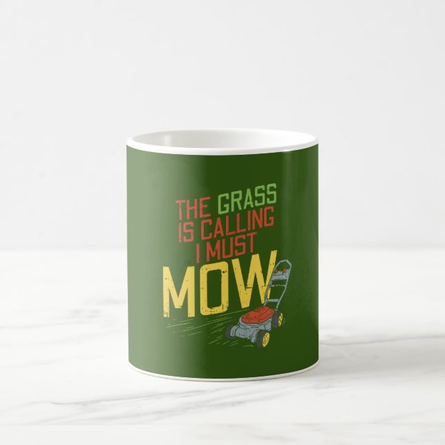 Gräsklippning - Gräset ropar Kaffemugg (Center)