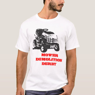 GRÄSKLIPPNINGSMASKINRIVNING DERBY TEE SHIRT