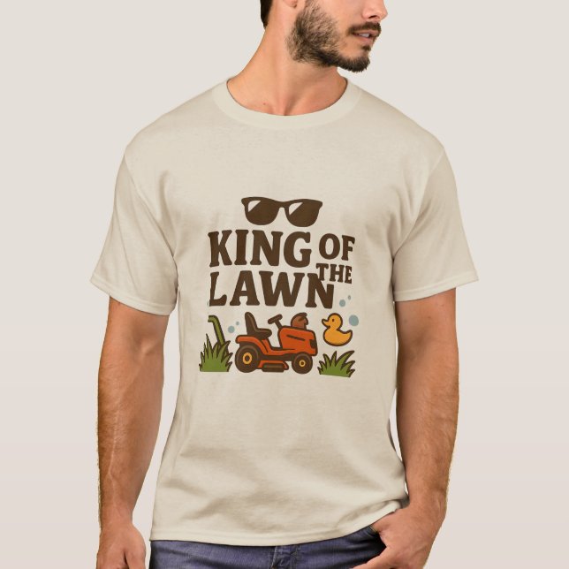Gräskung – Pappadeluxe T Shirt (Framsida)