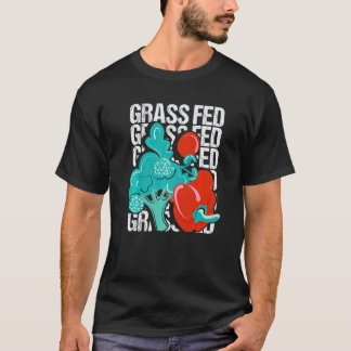 Gräsmatad Vegansk Kost Kraft T Shirt