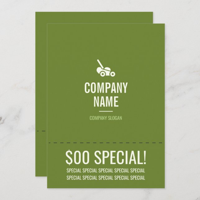 Gräsmatta 5x7-fälla (Fram/baksida)