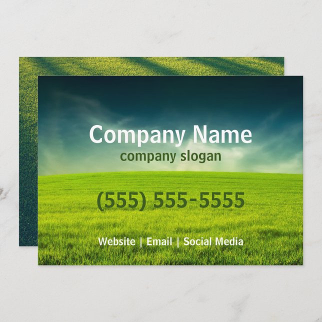 Gräsmatta 5x7-fälla (Fram/baksida)