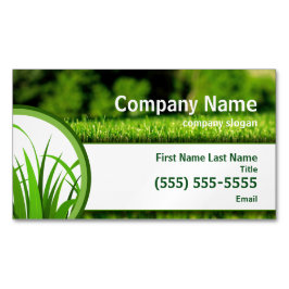 Gräsmatta Affärskort Magnet