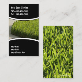 Gräsmatta Affärskort Visitkort