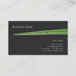 Gräsmatta Blade av gräs Visitkort
