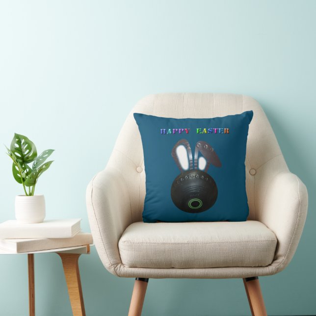 Gräsmatta Bowl Påskhare, Cushion Kudde (Stol)