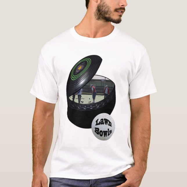Gräsmatta Bowlers in A Gräsmatta Bowl T Shirt (Framsida)