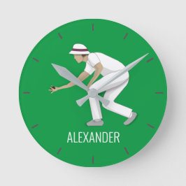 Gräsmatta Bowles Rund Klocka