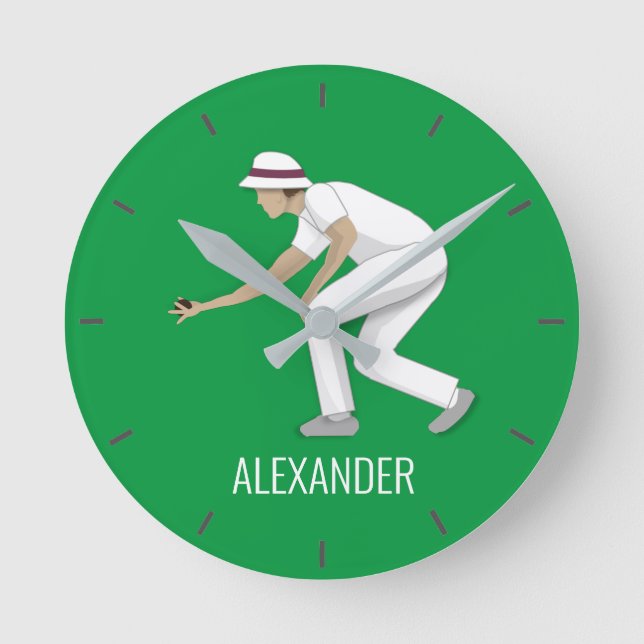 Gräsmatta Bowles Rund Klocka (Framsida)