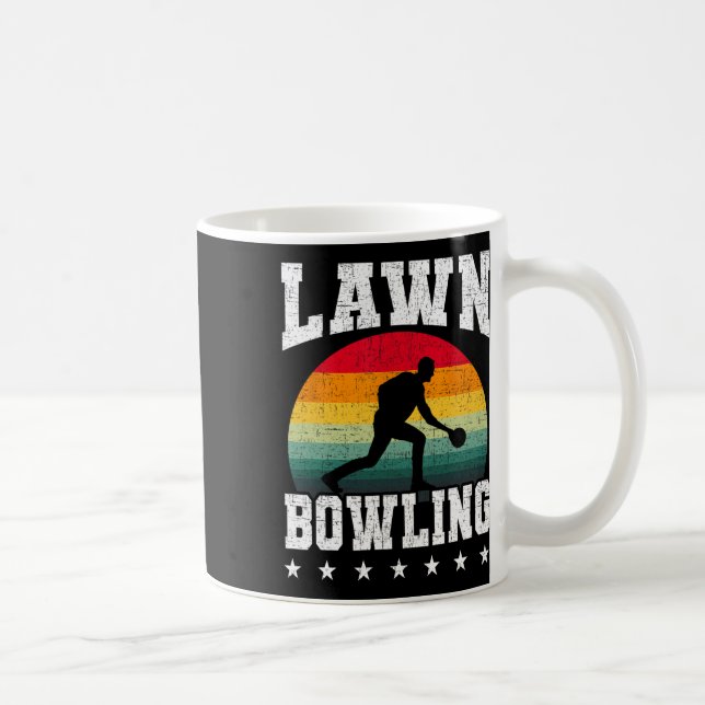 Gräsmatta Bowling Bowlareare Kaffemugg (Höger)