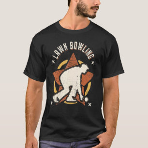 Gräsmatta Bowling Vintage Retro Classic Sport T Shirt