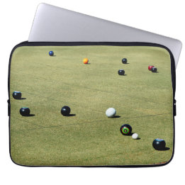 Gräsmatta Bowls Action Game Laptop Fodral