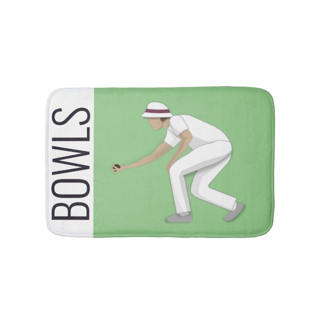 Gräsmatta Bowls Badrumsmatta (Framsidan)