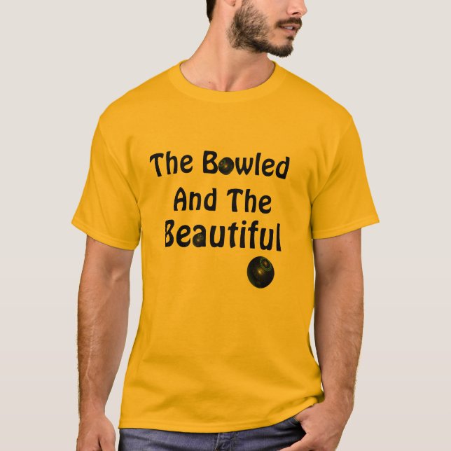 Gräsmatta Bowls design, Manar Tshirt T Shirt (Framsida)