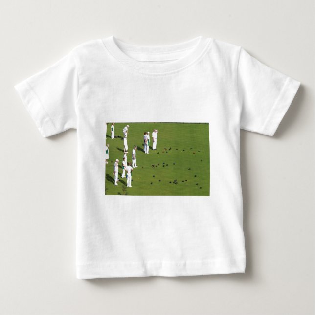 Gräsmatta Bowls England T-shirt (Framsida)