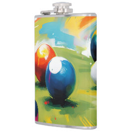 Gräsmatta Bowls Färg Stänk Fickplunta