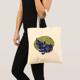 Gräsmatta Bowls Game and Logotyp, Budget Totebag Tygkasse
