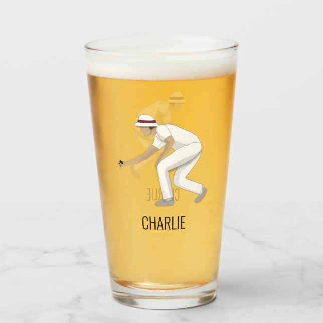 Gräsmatta Bowls Glaskopp (Framsida fylld)