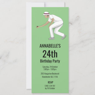 Gräsmatta Bowls Inbjudningar