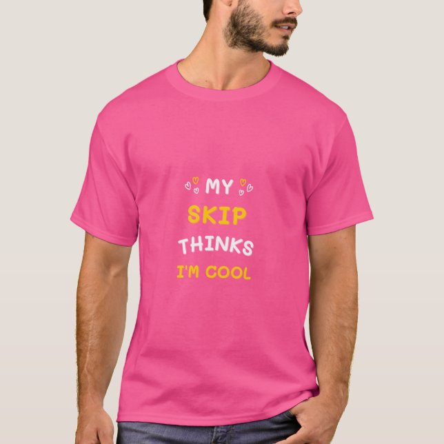 Gräsmatta Bowls - Jag tror att jag är Coola T Shirt (Framsida)