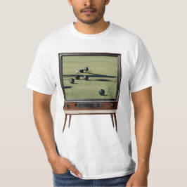 Gräsmatta Bowls on Analog Television T Shirt