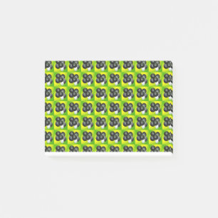 Gräsmatta Bowls on Lime. Post-it Block