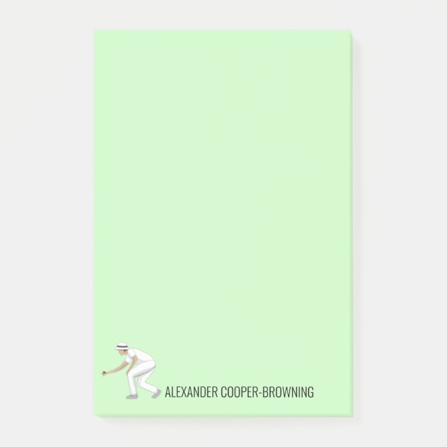 Gräsmatta Bowls Post-it Block (Framsida)