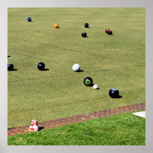 Gräsmatta Bowls, Poster