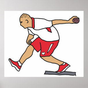 Gräsmatta Bowls Poster