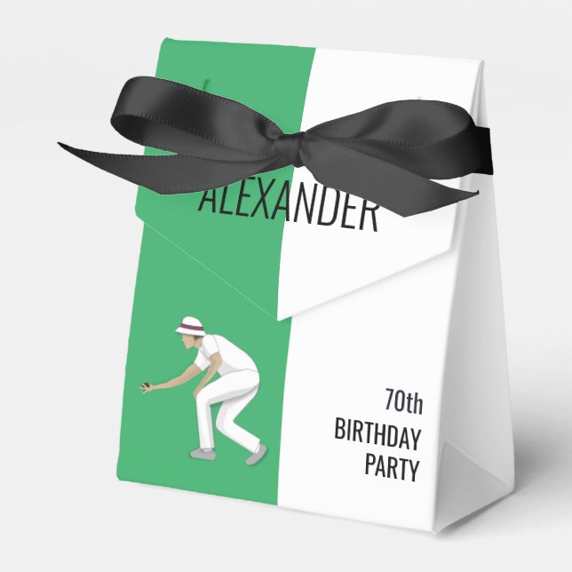 Gräsmatta Bowls Presentaskar (Framsidan Sidan)