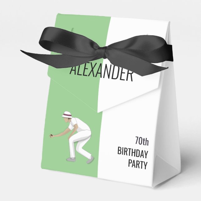 Gräsmatta Bowls Presentaskar (Framsidan Sidan)