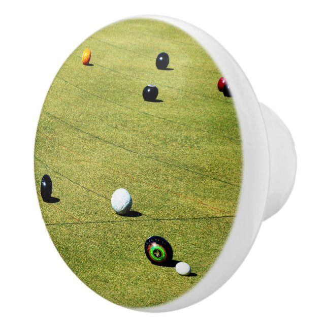 Gräsmatta Bowls spel, Knopp (Höger)