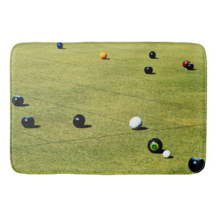 Gräsmatta Bowls-spel, stor minnesskummatta, badmat Badrumsmatta