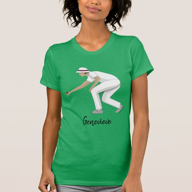 Gräsmatta Bowls T Shirt (Framsida)