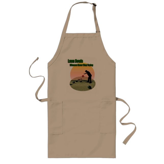 Gräsmatta Bowls The Winners Design, Apron Långt Förkläde (Framsidan)