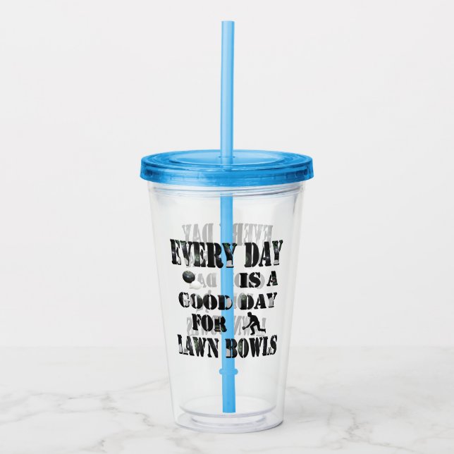 Gräsmatta Bowls Varje dag är en Bra dag. Take Away Mugg (Framsida)