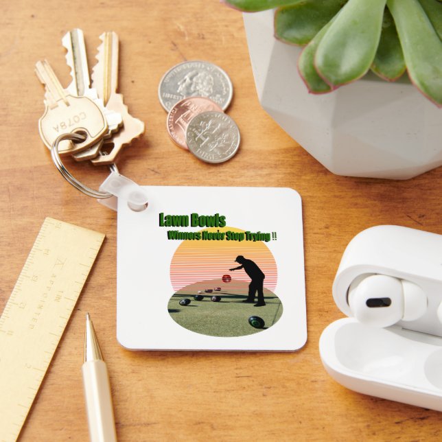 Gräsmatta Bowls Winners design, Nyckelring (Skrivbord)