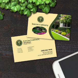 Gräsmatta Care and Landscaping Company Visitkort