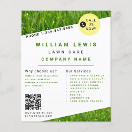 Gräsmatta Care enkel landskapning av Gräsmatta Min Flygblad