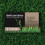 Gräsmatta Care Landscaping Mwing Black & Beige Visitkort<br><div class="desc">Affärskort för professionell av tjänsten  Gräsmatta.</div>