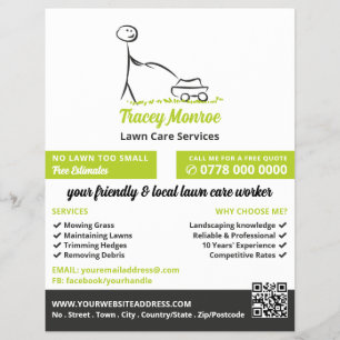 Gräsmatta Care Worker, Gräsmatta Services Reklamblad