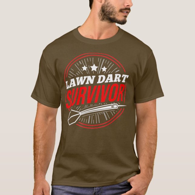 Gräsmatta Dart Survivor Dart Team T Shirt (Framsida)